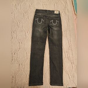 True Religion Women's Dark Gray Skinny Jeans